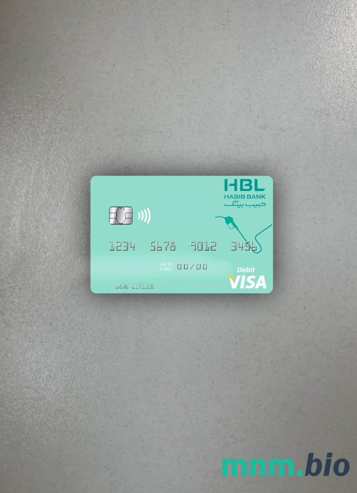 Maldives Habib bank Limited visa obciążyć card wygląd fotograficzny skan PSD + zdjęcie